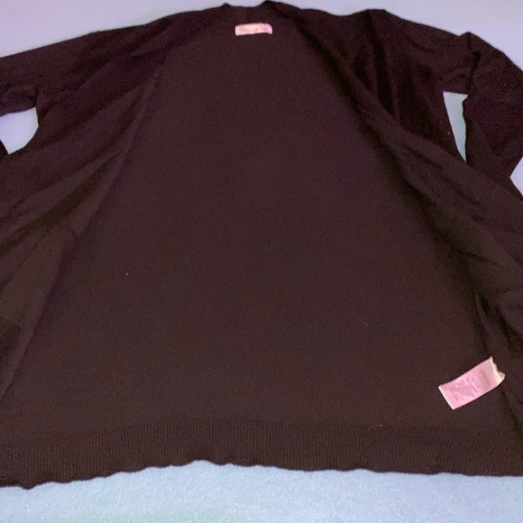 89th + MADISON cardigan open front 2 pockets silver buttons at cuffs size PL - Picture 4 of 12